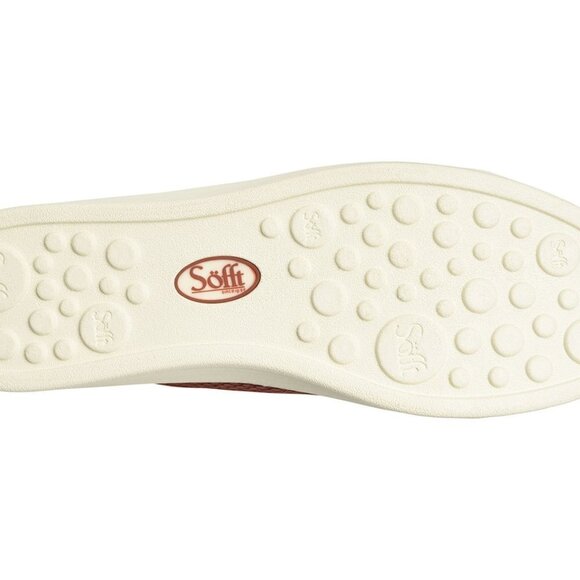 Sofft Beekon 7m Rustic red slide sneaker slip on elastic snakeskin - Picture 4 of 12